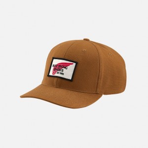 Klobouky Red Wing Embroidered Logo Ball | 05247-OJBP